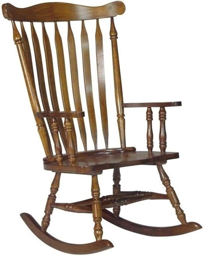 International Concepts Home Accent Solid Wood Rocker in Espresso