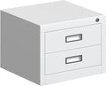 Aimeryup Entrance File Cabinet 2-tier/3-tier/4-tier Metal Clip with Drawer Desk Cabinet Storage Study Office Hotel(Size:40X40X31CMColor:A)