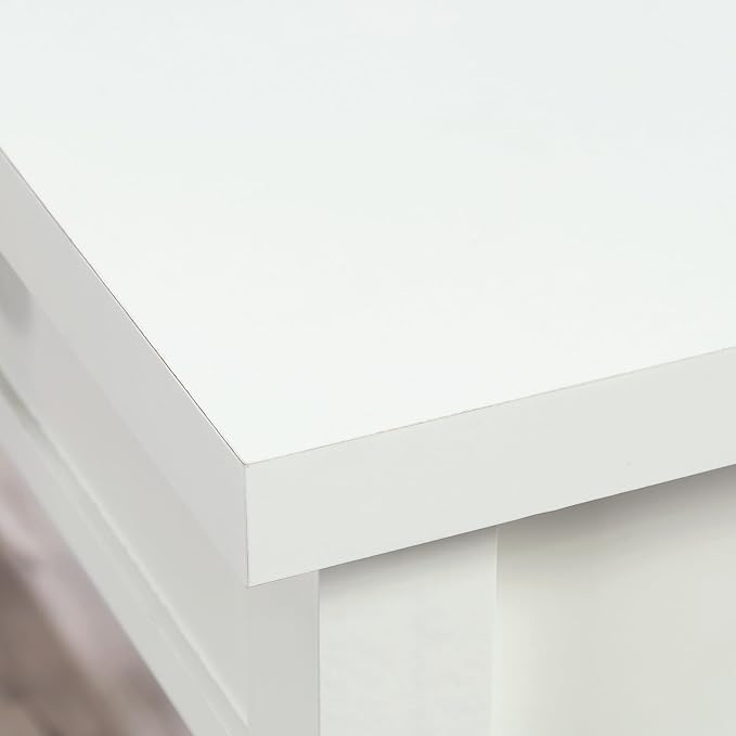 Sauder County Line Desk Soft White Finish