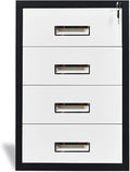 HASMI Filing Cabinet Metal Cabinet File Cabinet Office Data Cabinet Low Cabinet with Lock Tool Cabinet Drawer Small Cabinet Balcony Storage Cabinet Storage Cabinet (Color : 5) yuqing2022