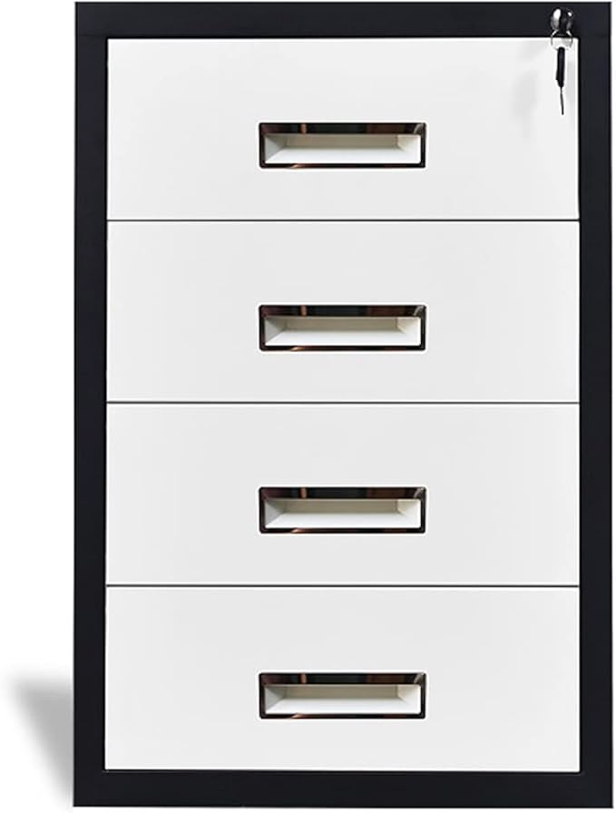 HASMI Filing Cabinet Metal Cabinet File Cabinet Office Data Cabinet Low Cabinet with Lock Tool Cabinet Drawer Small Cabinet Balcony Storage Cabinet Storage Cabinet (Color : 5) yuqing2022