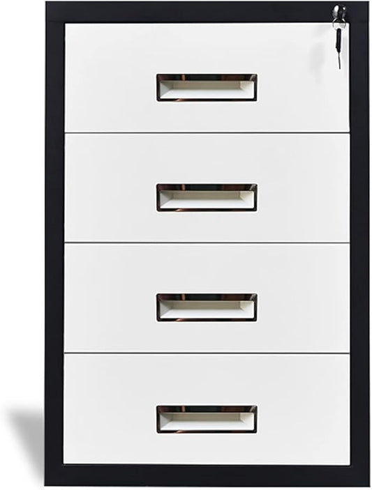 HASMI Filing Cabinet Metal Cabinet File Cabinet Office Data Cabinet Low Cabinet with Lock Tool Cabinet Drawer Small Cabinet Balcony Storage Cabinet Storage Cabinet (Color : 5) yuqing2022