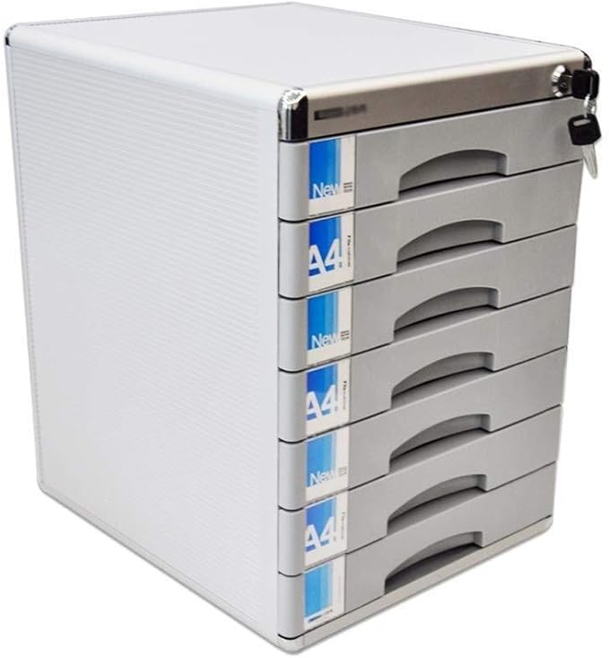 File cabinets Landslide Track Drawer Small White Label Various Storage Ring Bookcase