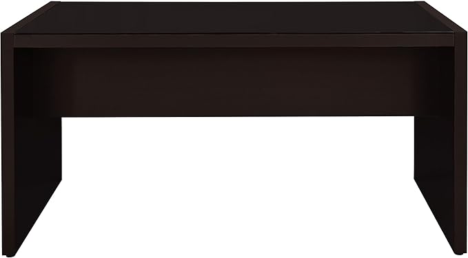 Coaster Home Furnishings - Delwin - Engineered Wood - 47-Inch Lift-Top Computer Desk with Drawers &amp File Cabinet Drawer Without Keyboard Tray Farmhouse Style - Home Office - Rustic Nutmeg - 8009