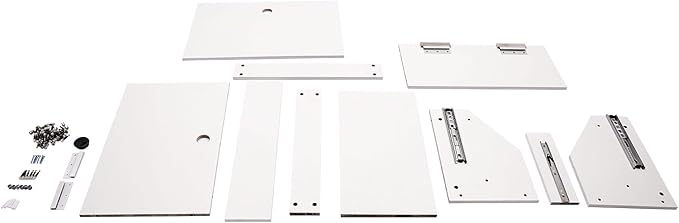 28 Inch Wall Mounted Computer Desk Wall Mounted Desk with Pull Out Drawer Floating Shelf with Drawer Modern Floating Table Floating Wall Organizer White for Home Office