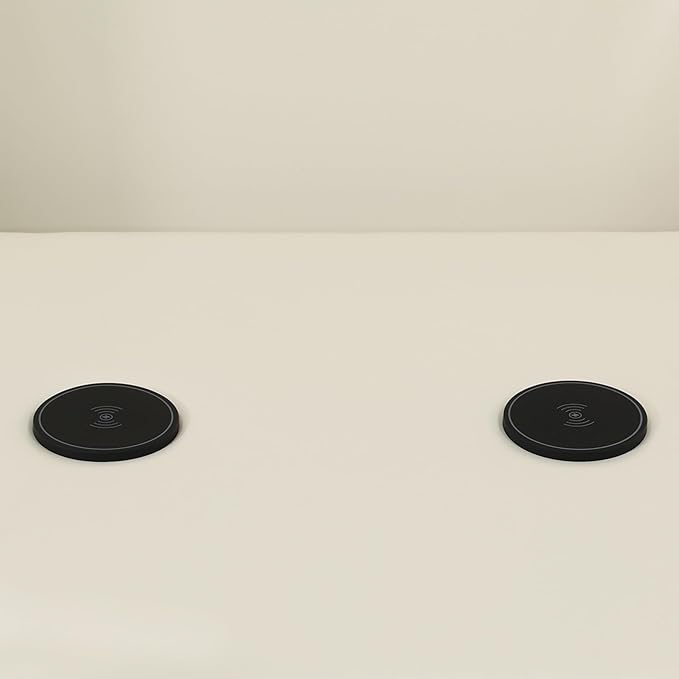 Power Theater Recliner Sofa Couch with LED Breathing Leather Reclining Couch Recliner Furniture for Living Room with Storage/Cup Holders/Read Light/Home Theater Seat Cream White(3 Seater)