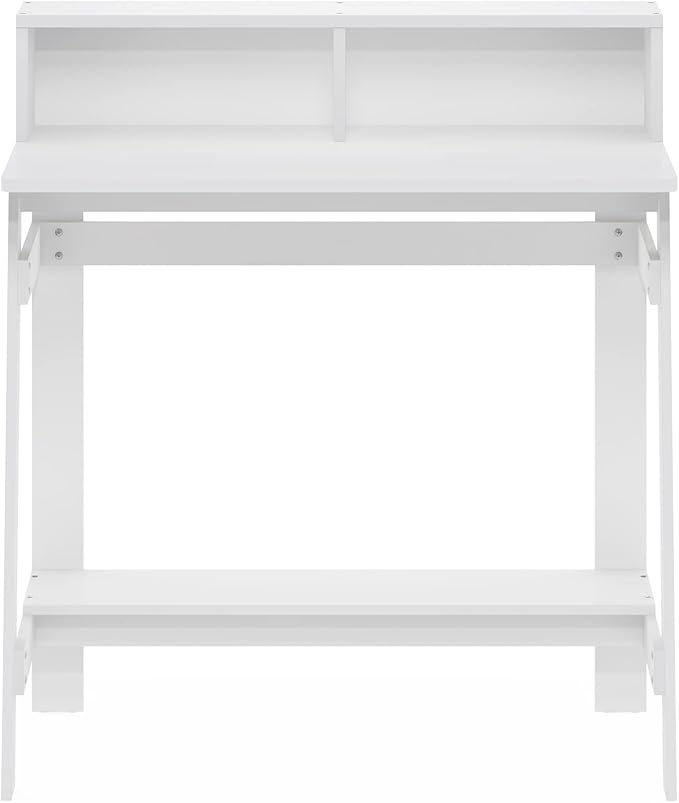 Furinno Simplistic A Frame Computer Desk Regular White