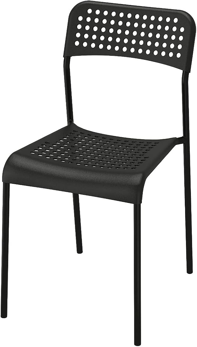 Ikea ADDE Chair home use and meets the requirements for durability and safety (Black 2)