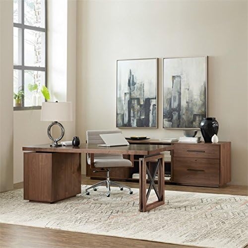 Hooker Furniture Elon 3 Drawer File Cabinet Pedestal in Medium Wood