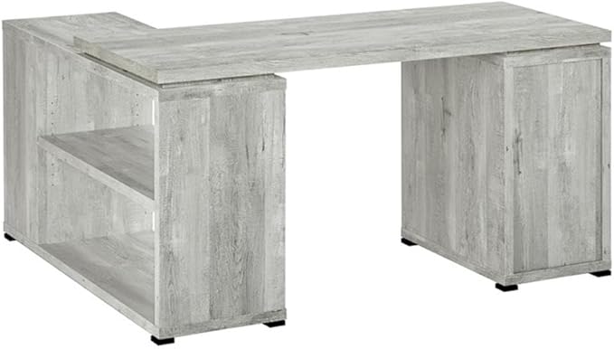 Monarch Specialties Computer Desk Home Office Corner L Shape Work Laptop Laminate Grey