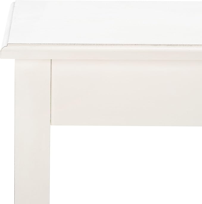 SAFAVIEH Home Collection Kaytee Farmhouse Distressed White Desk