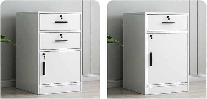 HASMI Filing Cabinet Office File Cabinet Side Cabinet Floor Storage Cabinet with Lock Low Cabinet Drawer Office Cabinet Data Cabinet Storage Cabinet (Color : A)