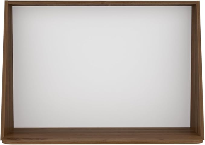 Wall Desk Computer Desk Mounted Space-Saving with Desktop Shelf and Blackboard Backboard for Home Office Study Room or Small Spaces Functional Floating Workstation