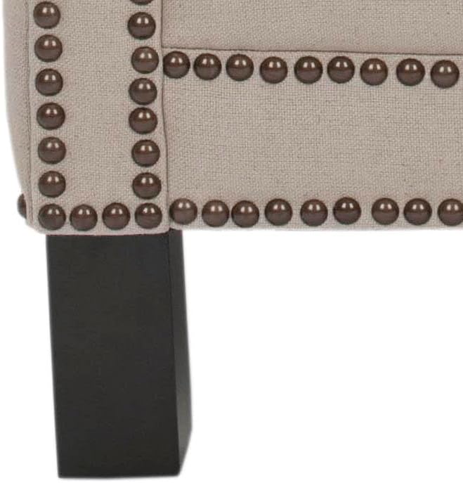 Safavieh Mercer Collection Charles Beige Linen Club Chair