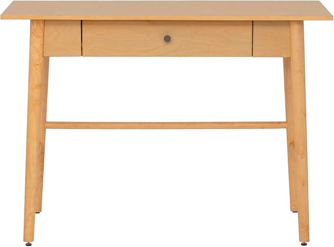 Melissa Natural Wooden One Drawer Writing Desk by Linon