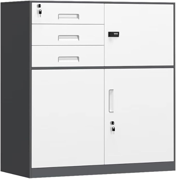 File Cabinet Vertical File Cabinet with Lock 3-Drawer Filing Cabinet Locking File Cabinet Under Desk Storage