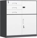 File Cabinet Vertical File Cabinet with Lock 3-Drawer Filing Cabinet Locking File Cabinet Under Desk Storage