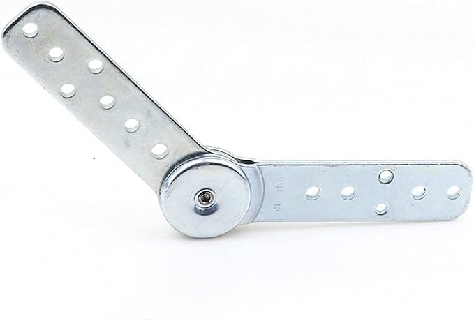 2pcs Furniture Hinge Ratchet Folding Connecting Hinges for Sofa Armrest Headrest Angle Adjuster (24.5 * 4 * 1cm)