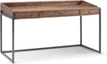 Rustic Natural Aged Brown Desk - Multi-Functional Furniture for Living &amp Home Office