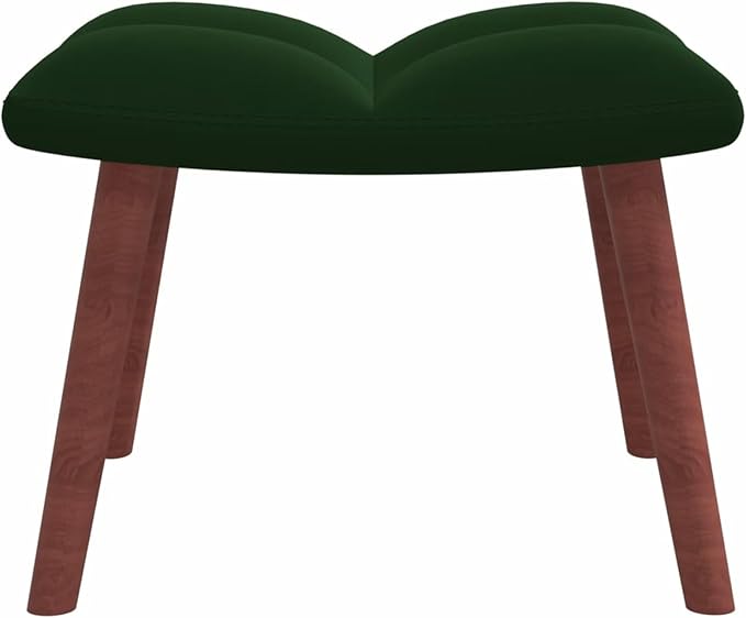 Rocking Chair with Footrest Velvet Dark Green Rocking Chair Breastfeeding Armchairs for Living Room