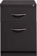 Global Industrial 2 Drawer Box/File Pedestal 15 W x 20 D x 21-3/4H Charcoal