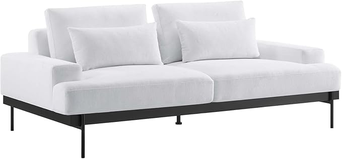 Modway EEI-6214-WHI Proximity Upholstered Fabric Sofa White