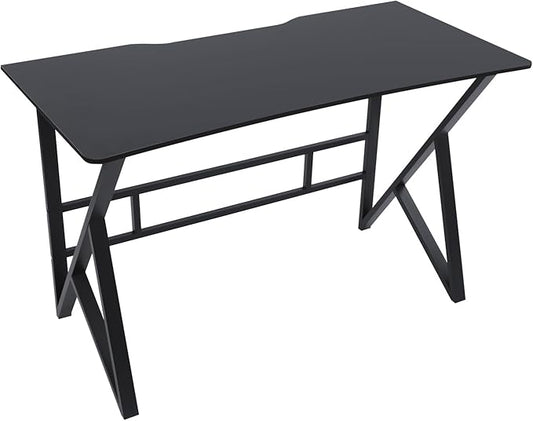 Computer Desk Home Office Writing Desk Gaming Desk with Large Work Surface Ergonomic Student Study Desk Laptop Table Modern Wood and Metal Study Table Workstation (47.24 * 23.62in)
