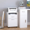 Modern File Cabinet with Drawers for Office Storage – Compact Vertical Filing Cabinet with Smooth-Gliding Metal Slides and Sturdy Particle Board Construction