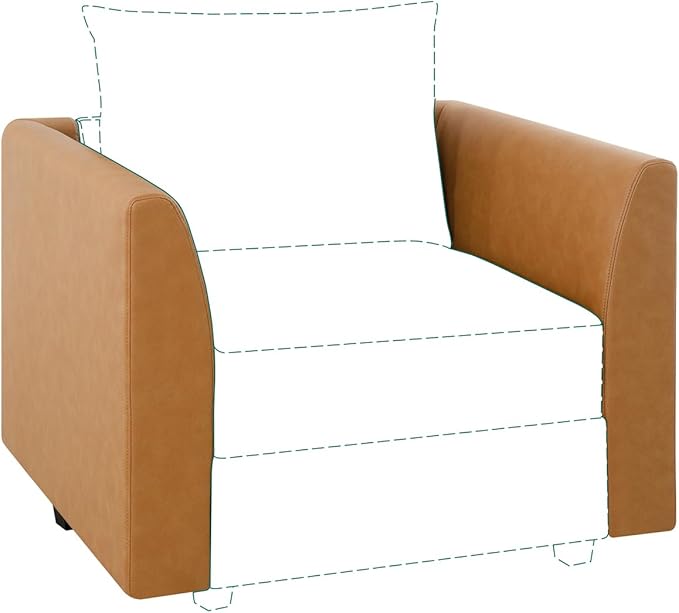 Naomi Home Elizabeth DIY Collection Caramel/Air Leather/Armrest