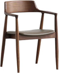 Ergonomic Solid Wood Chair Home Living Room Chair Coffee Chair Simple Armchair backrest Chair Sturdy and Durable Sitting not Tired Safety and Environmental Protection 77*58*55cm
