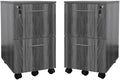 Mayline Value Pack Pedestal (File-File) in Gray Steel (Set of 2)