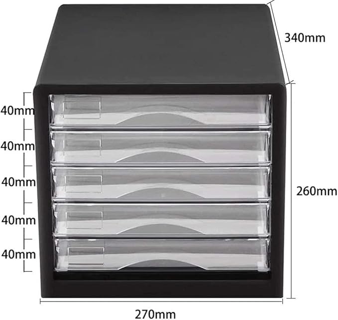 Desk Organizer Desk File Organizer Home Office Desktop File Storage Box Filing Cabinet Plastic File CabinetFully Assembled Filing Cabinet Pedestal Under Desk With 5 Drawer for A4  File Cabinet Da