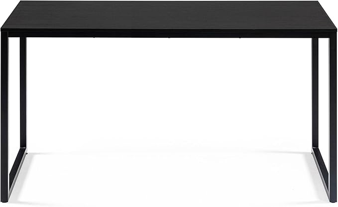 Zinus Jennifer 63 Inch Black Frame Desk Computer Workstation Office Desk Easy Assembly Deep Espresso