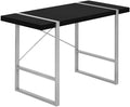 Industrial-Inspired Computer Desk with Storage 48 L Black &amp Grey Modern Home Office