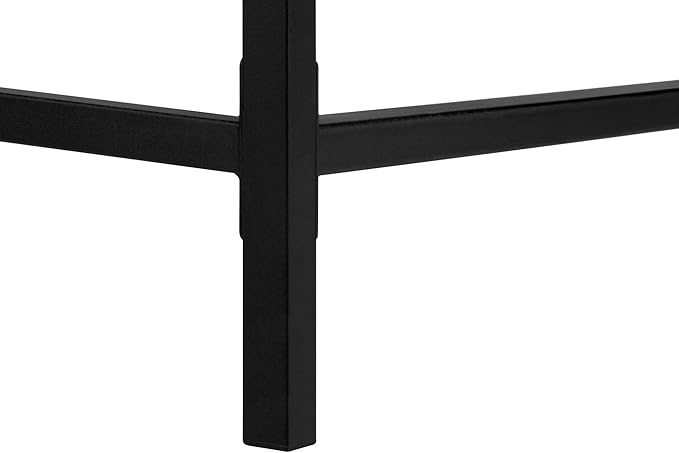 Penau Contemporary Computer Desk with 2 Storage Drawers 48 Inch Grey Stone Finish Modern Black Metal Base Versatile Home Office Desk