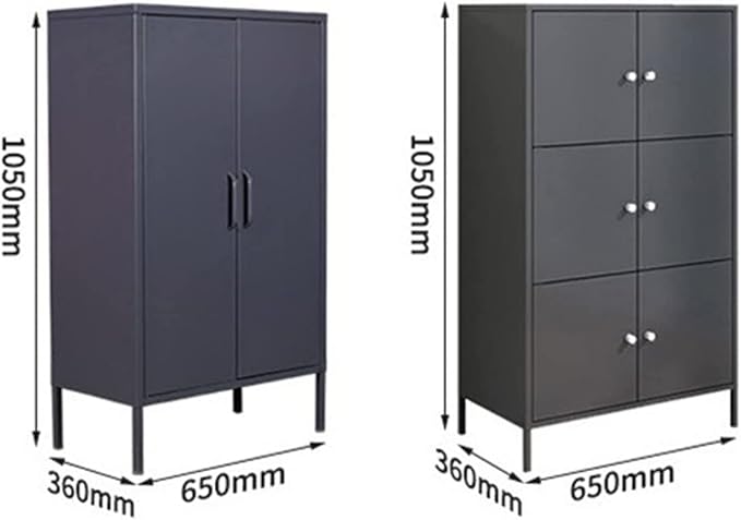 Office Storage File Cabinet Metal Office Furniture Storage Cabinet Living Room Cabinet Household Side Cabinet File Cabinet (Gold)