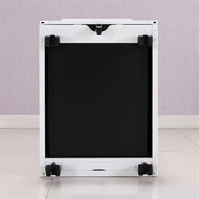 GRFIT File Cabinet Three Drawers Side Pull Metal File Cabinet White Iron Chest of Drawers for Home Office Furniture 30 * 45 * 60cm Filing Cabinets