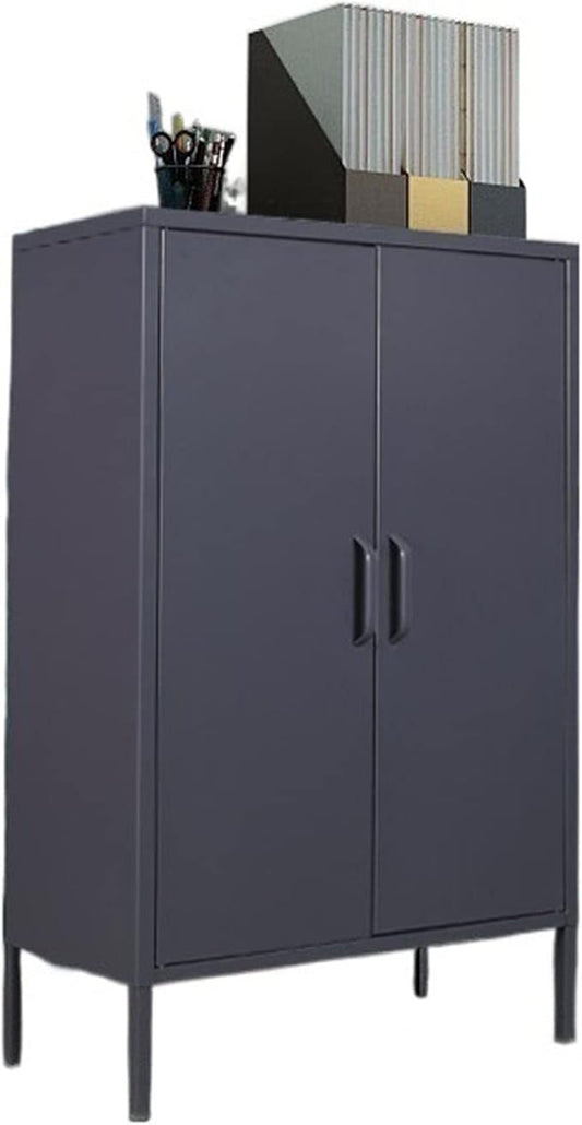 GRFIT File Cabinet Nordic Metal Filing Cabinets for Office Furniture Modern Minimalist Storage Cabinets Living Room Cabinet Household Side Cabinet Filing Cabinets (Color : B)