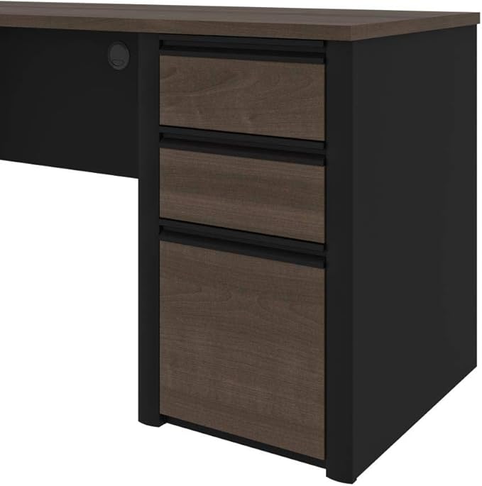 Bestar Connexion Add-On 3 Drawer Pedestal 16W Antigua &amp Black