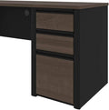 Bestar Connexion Add-On 3 Drawer Pedestal 16W Antigua &amp Black