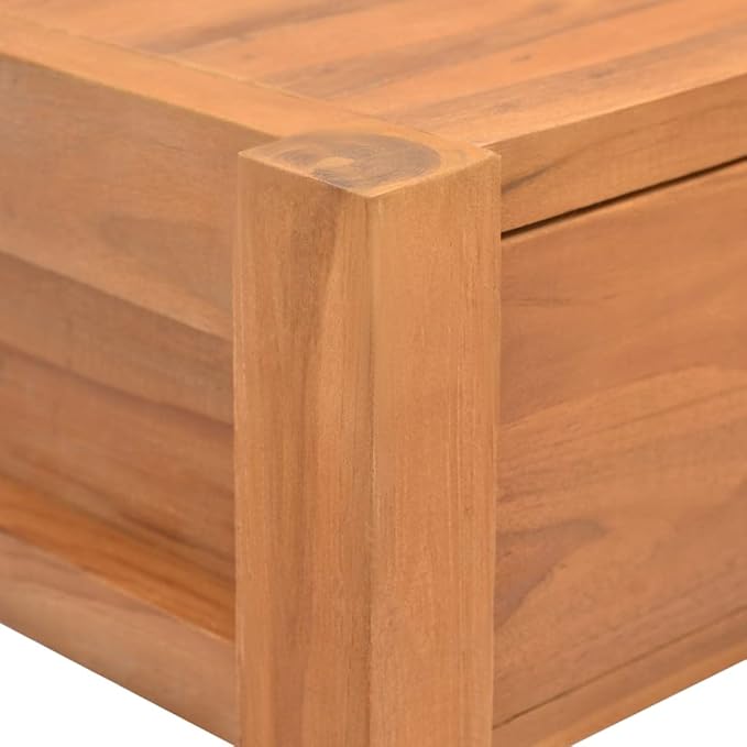 39.4 Inch Computer Home Office Desk with 2 Drawers Wood Console Table Study Writing Table PC Laptop Work Table Workstation for Space Saving Design Rustic Brown
