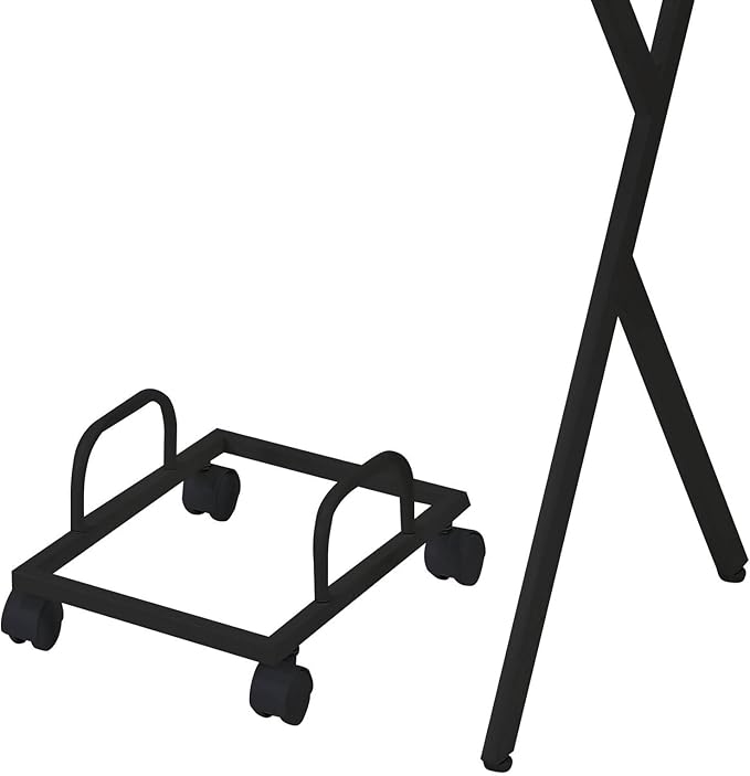 Black L-Shaped Computer Desk with CPU Holder Writing Work Study Table Home Workspace for Study and Home Office