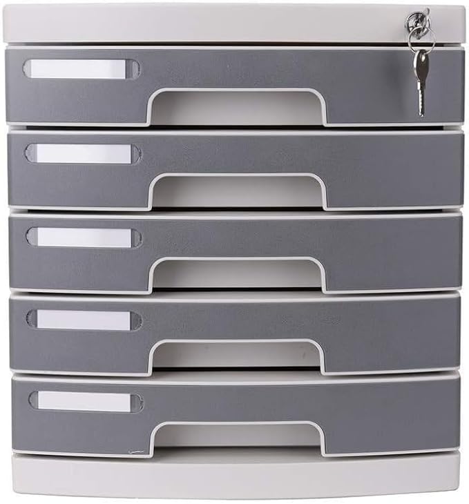 File Cabinet Five Locking Drawers Useful Drawer Storage Desk Organizer File Cabinet Drawers
