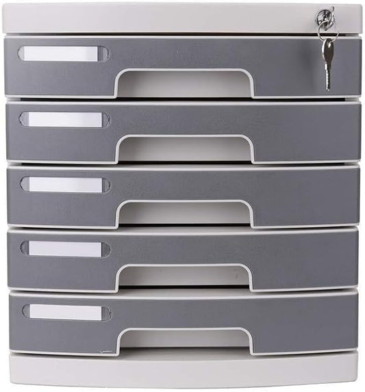 File Cabinet Five Locking Drawers Useful Drawer Storage Desk Organizer File Cabinet Drawers