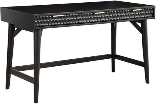 Origins by Alpine Black Pearl Large Desk Black