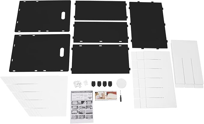 Mobile Roll File Storage Organizer with Wheels 30 Slots Black Mobile Files Storage Cabinet Construction Plan Holders Roll Files Storage for Office School (30 Slots Black)
