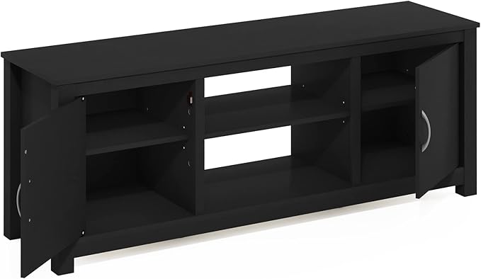 Furinno Classic Stand with Storage for TV up to 65 Inch Americano Large
