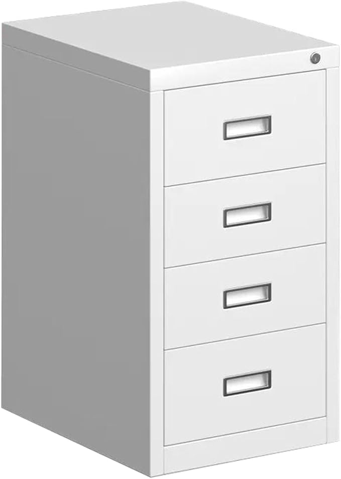 Aimeryup Entrance File Cabinet 2-tier/3-tier/4-tier Metal Clip with Drawer Desk Cabinet Storage Study Office Hotel(Size:39X52X70CMColor:A)