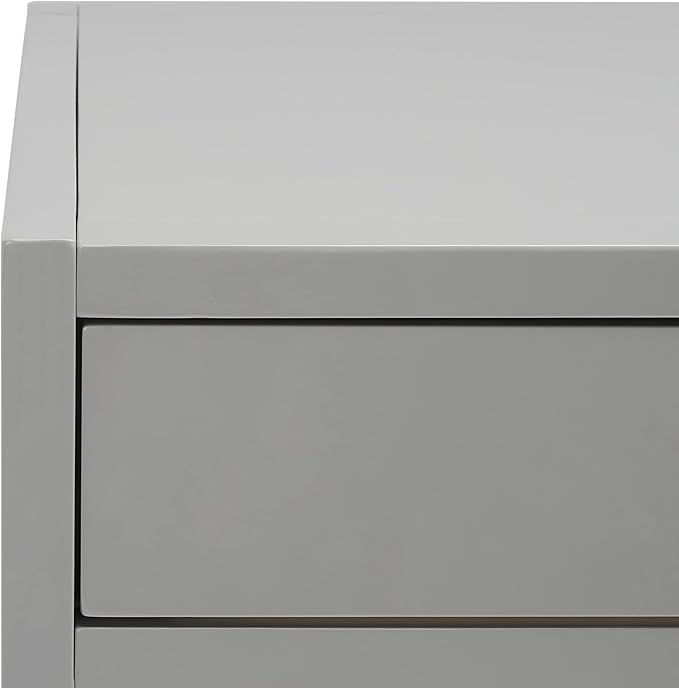 SAFAVIEH Home Collection Esther Grey 2-Drawer Desk
