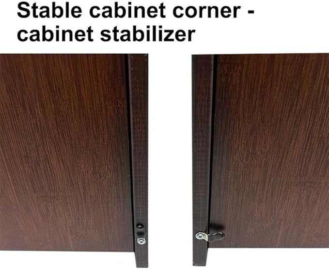 KEIKI Extendable Computer Desk Bamboo Folding Desk Computer Desk with Hidden Storage and Built-in Socket Mid Century Foldable Table for Home Office and Bedroom Walnut Brown